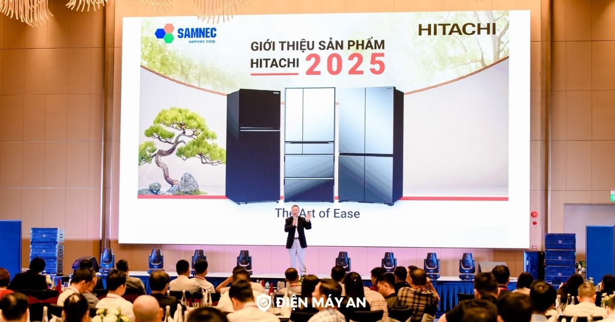 Điện máy AN tham dự Hội nghị khách hàng Samnec - Hitachi 2025: Củng cố hợp tác, hướng đến phát triển bền vững